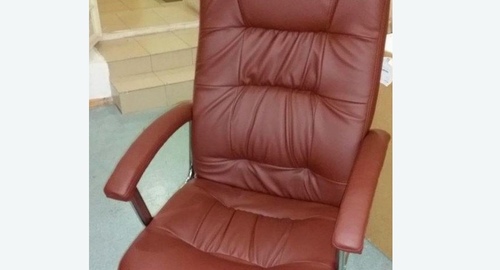 Обтяжка офисного кресла. Ишим